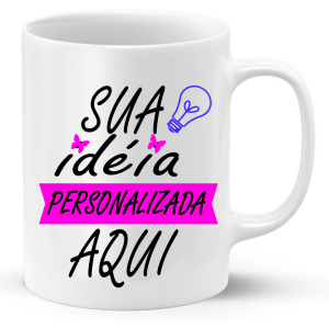 Caneca de Porcelana Personalizada - 325 ml Porcelana     