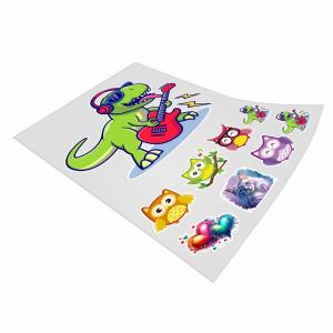 Cartela de Adesivo DTF UV Personalizado – Tamanho A4 ou A3  Cartela de Adesivo - Tamanho A4 ou A3 Adesivo Colorido + Branco + Verniz  UV - 6x0 Verniz DTF UV Arquivo PNG - 300 dpi - Fundo transparente (sem fundo). 