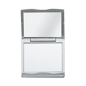 Espelho de Bolsa - Personalizado Plástico  Prata  Gravação em Laser 