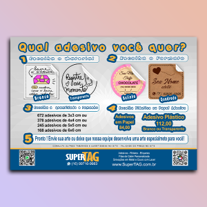 Papel Adesivo - Kit promoção      